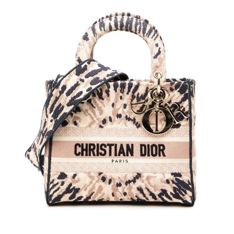 Dior Lady Dior Canvas 2way Bag