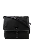 Prada Nylon and Saffiano Flap Messenger Bag