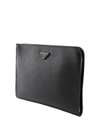 Prada Saffiano Leather Portfolio Clutch