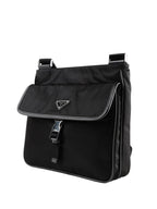 Prada Re-Nylon and Saffiano Padded Messenger Bag